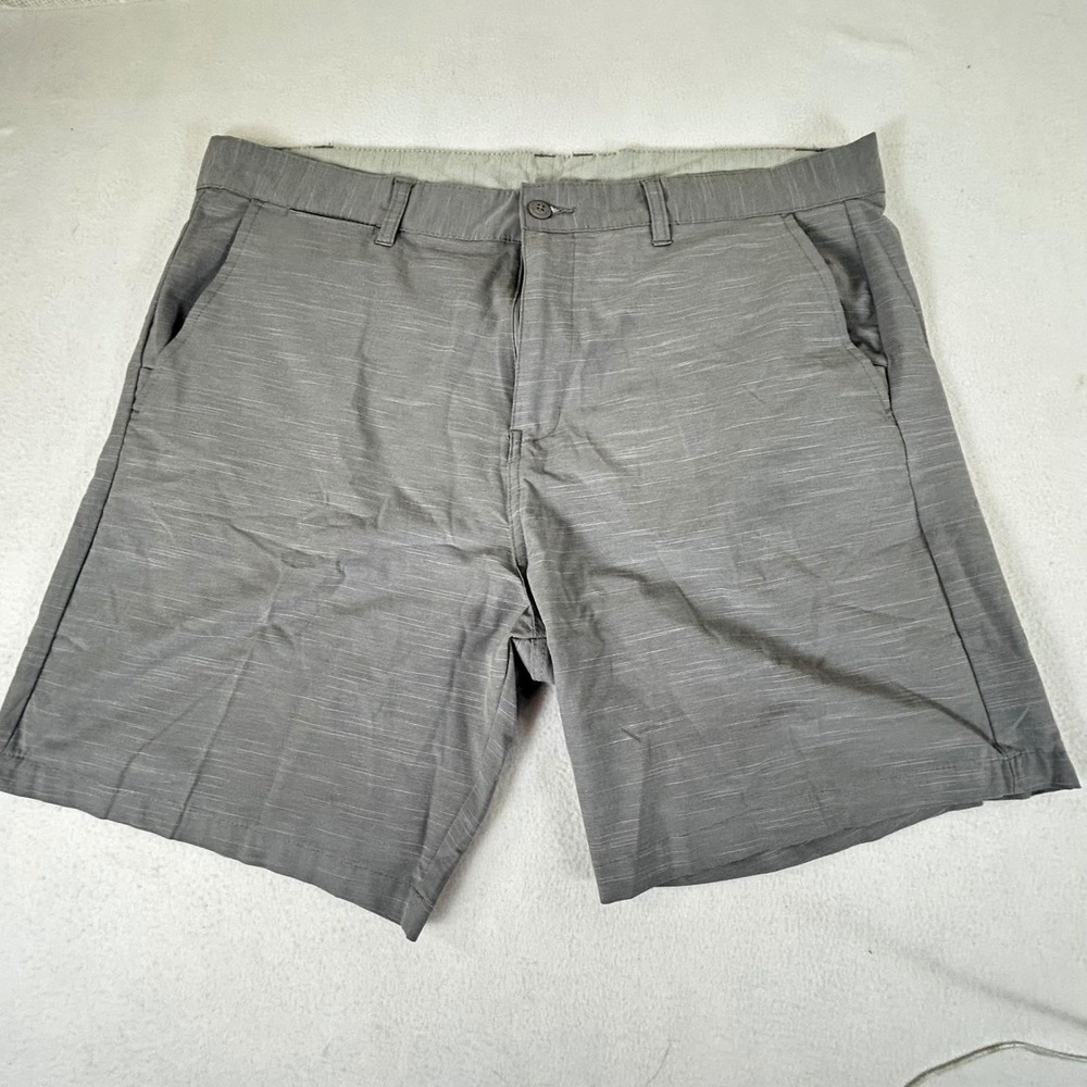 Burnside Hybrid Shorts Mens 40 Tan/Gray Gorpcore Coastal Beach Outdoor